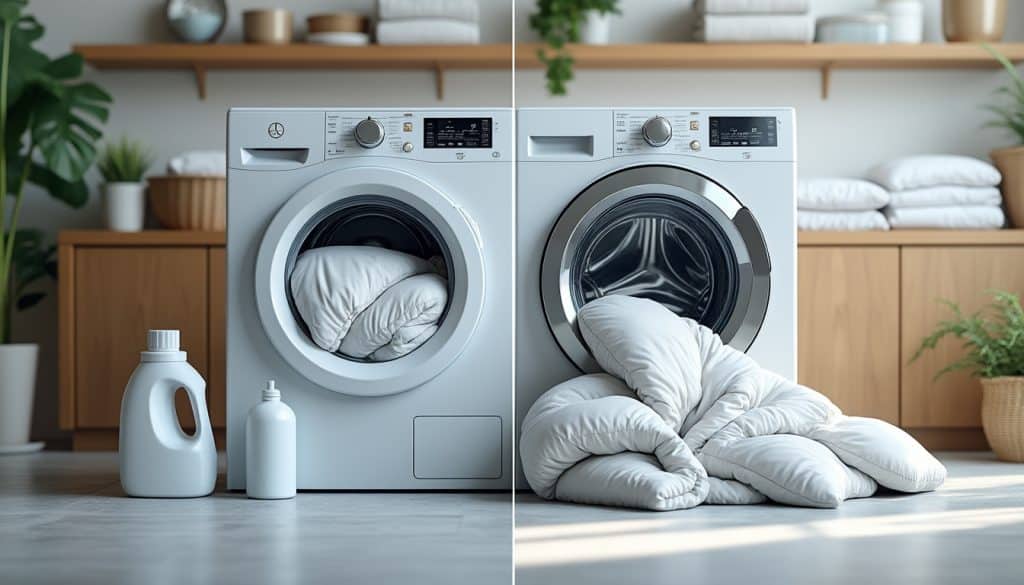 Lavage des couettes en machine : la bonne méthode et les erreurs