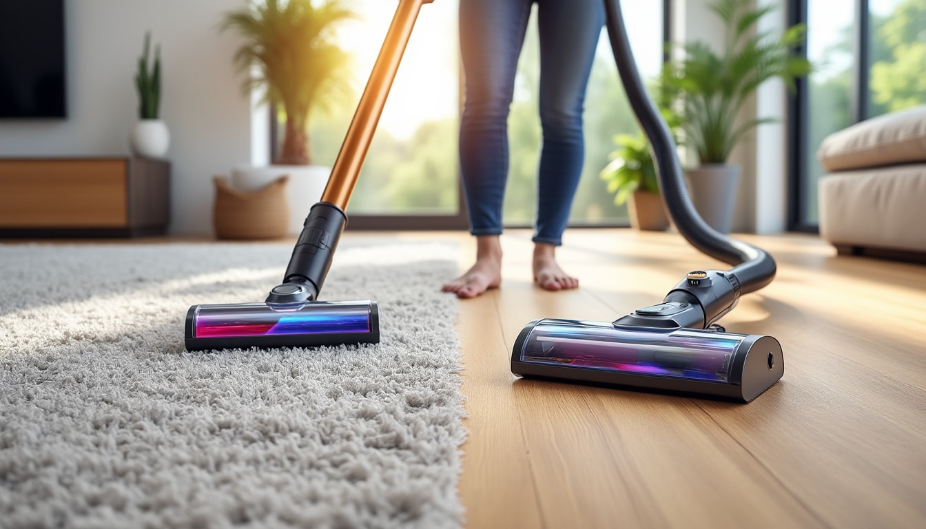 Aspirateur balai ou traîneau : selon la surface