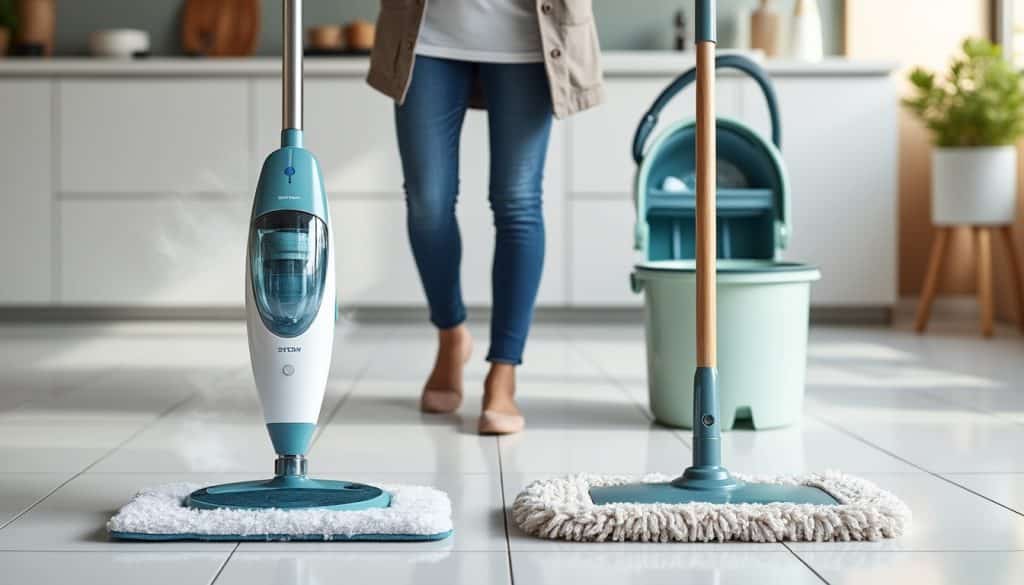 Balai vapeur ou serpillière : le vrai comparatif