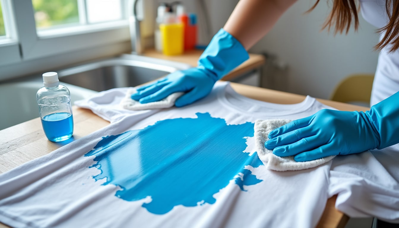 Comment enlever une tache de peinture sur un vêtement