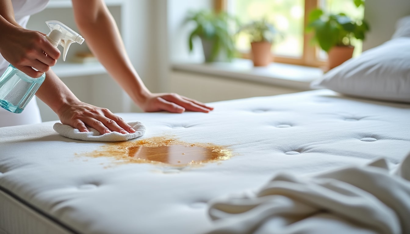 Comment enlever une tache sur un matelas ?