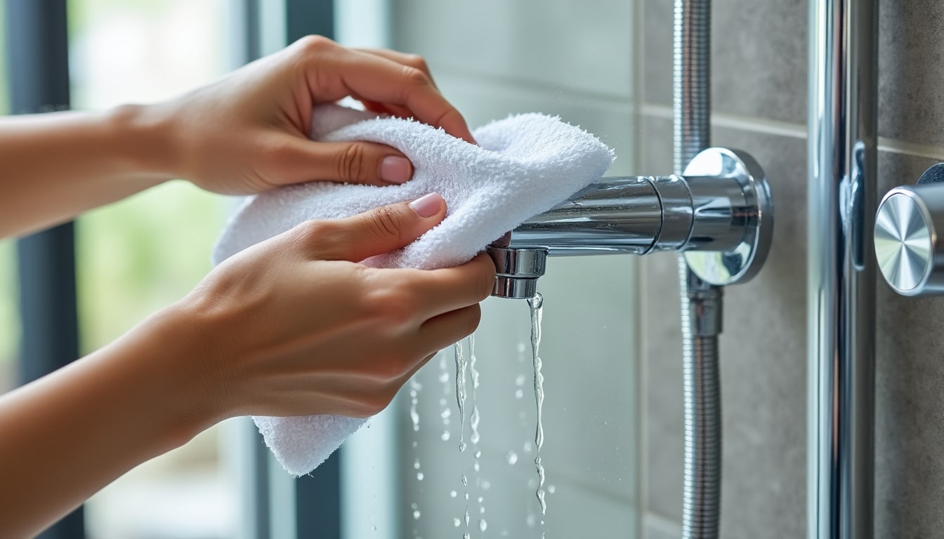 Salle de bain : la routine qui évite le calcaire